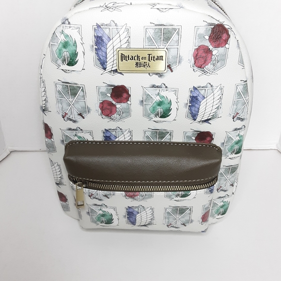 Attack On Titan Regiment Crests Mini Backpack NWT - Picture 5 of 8